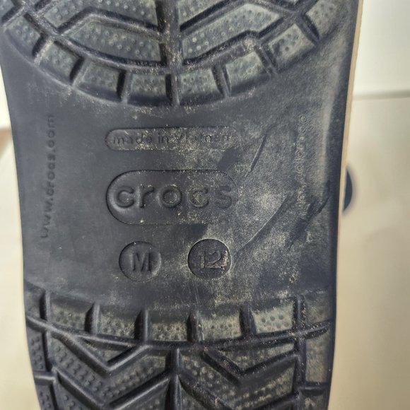 Men's Navy Blue Clogs - Picture 9 of 9